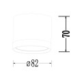 Oprawa podtynkowa KENDAL L czarny oczko LP-6331/1SM L BK LIGHT PRESTIGE
