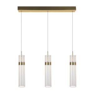 Lampa wisząca AMBIENTE 3 transparentny zwis LP-1510/3L GD LIGHT PRESTIGE