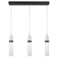 Lampa wisząca AMBIENTE 3 GRAFITOWA transparentny zwis LP-1510/3L GR LIGHT PRESTIGE
