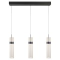 Lampa wisząca AMBIENTE 3 GRAFITOWA transparentny zwis LP-1510/3L GR LIGHT PRESTIGE
