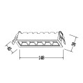 Oprawa podtynkowa SOLAR 5 3000K biały oczko LP-0406/5RS WH LIGHT PRESTIGE