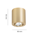 Oprawa podtynkowa TULON złoty oczko LP-5441/1SM GD LIGHT PRESTIGE