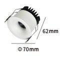 Oprawa podtynkowa PODTYNKOWE ZYRA biały oczko LP-1606/1RS WH LIGHT PRESTIGE