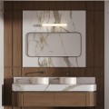 Kinkiet LINEA 45 CM transparentny LP-0510/1W-45 CH LIGHT PRESTIGE