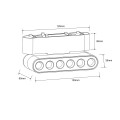 Reflektor MAGNETIC SLIM BLAZE 4000K czarny szynowy LP-616-MAG SLIM 6W 4BK LIGHT PRESTIGE