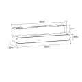 Reflektor MAGNETIC SLIM FIZZ 4000K czarny szynowy LP-626-MAG SLIM 12W 4BK LIGHT PRESTIGE