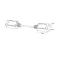 Reflektor ŁĄCZNIK NATYNKOWY LINKA MAGNETIC SLIM czarny szynowy LP-656-MAG SLIM łącznik linka SM BK LIGHT PRESTIGE