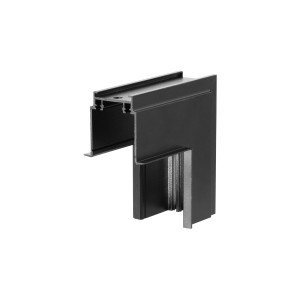 Reflektor ŁĄCZNIK PODTYNKOWY L SUFIT-ŚCIANA MAGNETIC SLIM czarny szynowy LP-656-MAG SLIM L RS kąt BK LIGHT PRESTIGE