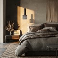 Lampa wisząca AMO czarny zwis LP-0702/1P BK LIGHT PRESTIGE