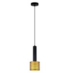 Lampa wisząca AMO ZŁOTO- czarny zwis LP-0702/1P GD LIGHT PRESTIGE