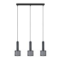 Lampa wisząca AMO czarny zwis LP-0702/3L BK LIGHT PRESTIGE