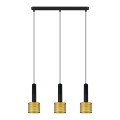 Lampa wisząca AMO czarny zwis LP-0702/3L GD LIGHT PRESTIGE