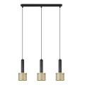 Lampa wisząca AMO czarny zwis LP-0702/3L GD LIGHT PRESTIGE