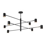 Lampa wisząca SNOW 8 czarny zwis LP-731/8P BK LIGHT PRESTIGE