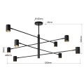 Lampa wisząca SNOW 8 czarny zwis LP-731/8P BK LIGHT PRESTIGE