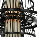 Lampa wisząca RATTANOWA ASTRA czarny zwis LP-3110/1P BK LIGHT PRESTIGE