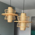 Lampa wisząca RATTANOWA ASTRA NATURALNA drewno zwis LP-3110/1P NT LIGHT PRESTIGE