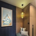 Lampa wisząca RATTANOWA ASTRA NATURALNA drewno zwis LP-3110/1P NT LIGHT PRESTIGE
