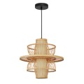 Lampa wisząca RATTANOWA ASTRA NATURALNA drewno zwis LP-3110/1P NT LIGHT PRESTIGE