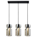 Lampa wisząca POTRÓJNA NIVIO dymny zwis LP-2811/3L AM LIGHT PRESTIGE