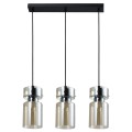 Lampa wisząca POTRÓJNA NIVIO dymny zwis LP-2811/3L AM LIGHT PRESTIGE