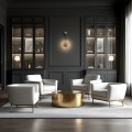 Kinkiet BELL bursztynowy LP-1702/1W AM LIGHT PRESTIGE