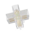 Reflektor ŁĄCZNIK X ELEKTRYCZNY DO OŚWIETLENIA MODUŁOWEGO GEOMETRIC SYSTEM NEW szynowy LP-0209 łącznik X LIGHT PRESTIGE