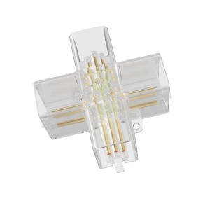 Reflektor ŁĄCZNIK X ELEKTRYCZNY DO OŚWIETLENIA MODUŁOWEGO GEOMETRIC SYSTEM NEW szynowy LP-0209 łącznik X LIGHT PRESTIGE