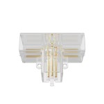 Reflektor ŁĄCZNIK T ELEKTRYCZNY DO OŚWIETLENIA MODUŁOWEGO GEOMETRIC SYSTEM NEW szynowy LP-0209 łącznik T LIGHT PRESTIGE