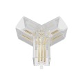 Reflektor ŁĄCZNIK 3L 120 ELEKTRYCZNY DO OŚWIETLENIA MODUŁOWEGO GEOMETRIC SYSTEM NEW szynowy LP-0209 łącznik 3L120 LIGHT PRESTIGE