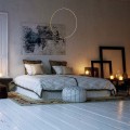 Lampa wisząca MIRROR S złoty zwis LP-999/1P S GD CCT LIGHT PRESTIGE