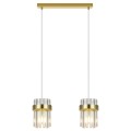 Lampa wisząca VETRO złoty zwis LP-2910/2L GD LIGHT PRESTIGE