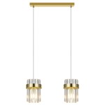 Lampa wisząca VETRO złoty zwis LP-2910/2L GD LIGHT PRESTIGE