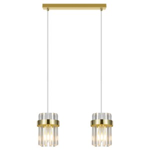 Lampa wisząca VETRO złoty zwis LP-2910/2L GD LIGHT PRESTIGE