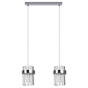 Lampa wisząca VETRO chrom zwis LP-2910/2L CH LIGHT PRESTIGE
