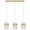 Lampa wisząca VETRO złoty zwis LP-2910/3L GD LIGHT PRESTIGE