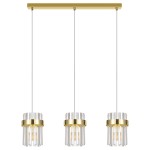 Lampa wisząca VETRO złoty zwis LP-2910/3L GD LIGHT PRESTIGE