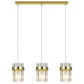 Lampa wisząca VETRO złoty zwis LP-2910/3L GD LIGHT PRESTIGE