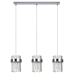 Lampa wisząca VETRO chrom zwis LP-2910/3L CH LIGHT PRESTIGE