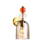 Kinkiet TROPEA bursztynowy LP-2004/1W AM LIGHT PRESTIGE