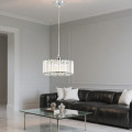 Lampa wisząca OKRĄGŁA VETRO chrom zwis LP-2910/1P CH round LIGHT PRESTIGE