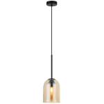 Lampa wisząca ELARIS bursztynowy zwis LP-8103/1P AM LIGHT PRESTIGE