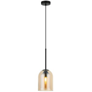 Lampa wisząca ELARIS bursztynowy zwis LP-8103/1P AM LIGHT PRESTIGE