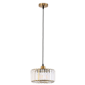 Lampa wisząca OKRĄGŁA VETRO złoty zwis LP-2910/1P GD round LIGHT PRESTIGE