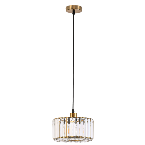 Lampa wisząca OKRĄGŁA VETRO złoty zwis LP-2910/1P GD round LIGHT PRESTIGE
