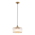 Lampa wisząca OKRĄGŁA VETRO złoty zwis LP-2910/1P GD round LIGHT PRESTIGE