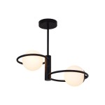 Lampa sufitowa DORADO RING czarny plafon LP-002/2C ring BK LIGHT PRESTIGE