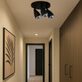 Lampa sufitowa CAMPANA 3 czarny plafon LP-3103/3C BK LIGHT PRESTIGE