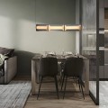 Lampa wisząca AERIS 3 LINIA dymny zwis LP-2137/3L SM LIGHT PRESTIGE