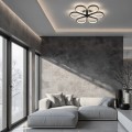 Lampa sufitowa VELVA czarny plafon LP-8432/1C BK LIGHT PRESTIGE